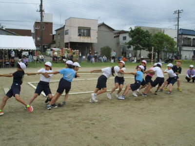 ４年生綱引き