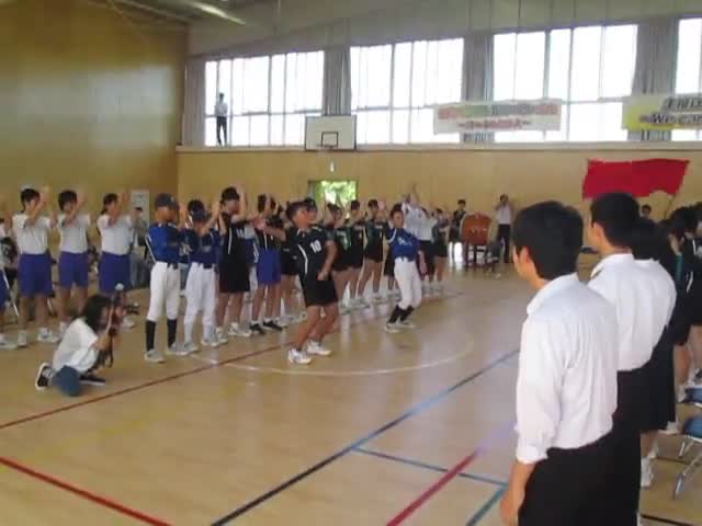 部活動壮行会（エール）